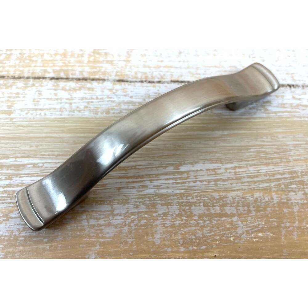 Lot of 9 Liberty P18949C-SN-C Step Edge  3" Drawer Pull Satin Nickel NOS